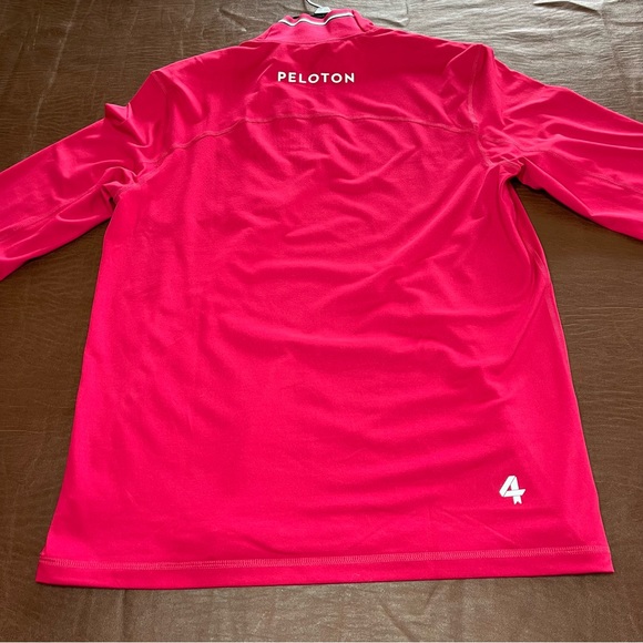 Peloton Venture Half Zip Pullover Sweater by Fourlaps Activewear Mens Medium - Picture 3 of 12